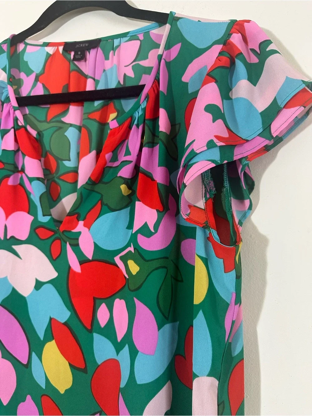 J.Crew Hannah Mildred floral coche top Size Small